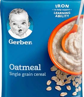 Gerber Oatmeal Cereal -- 8 oz