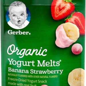 Gerber Organic Yogurt Melts Banana Strawberry -- 1 oz