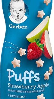 Gerber Puffs Strawberry Apple -- 1.48 oz