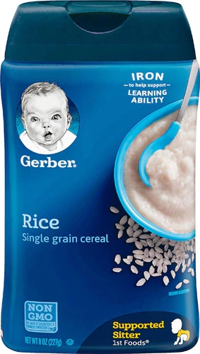 Gerber Rice Cereal for Baby -- 8 oz