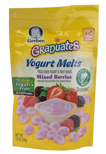 Gerber Yogurt Melts Mixed Berry -- 1 oz