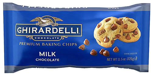 Ghirardelli Chocolate Baking Chips Milk Chocolate -- 11.5 oz