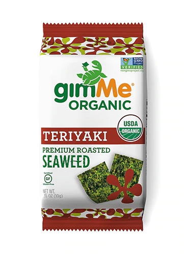 GimMe Organic Premium Roasted Seaweed Teriyaki -- 0.35 oz