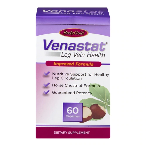 Ginsana Venastat® Leg Vein Health -- 60 Capsules