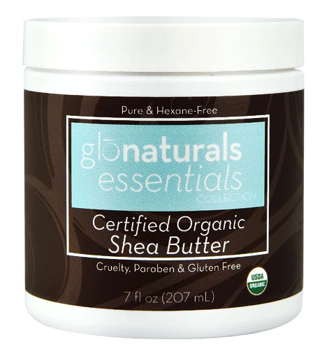 Glonaturals Essentials Collection Certified Organic Shea Butter -- 7 fl oz (207 mL)