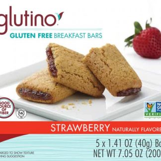 Glutino Gluten Free Breakfast Bars Strawberry -- 5 Bars