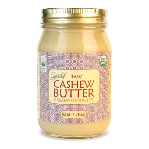 Gopal's Cashew Butter, Creamy Unsalted -- 16 oz