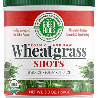 Green Foods Organic and Raw Wheat Grass Shots -- 5.3 oz