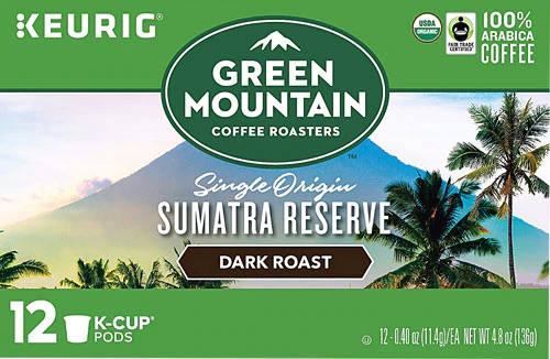 Green Mountain Coffee Keurig® Single Origin Dark Roast Coffee Sumatra Reserve -- 12 K-Cups