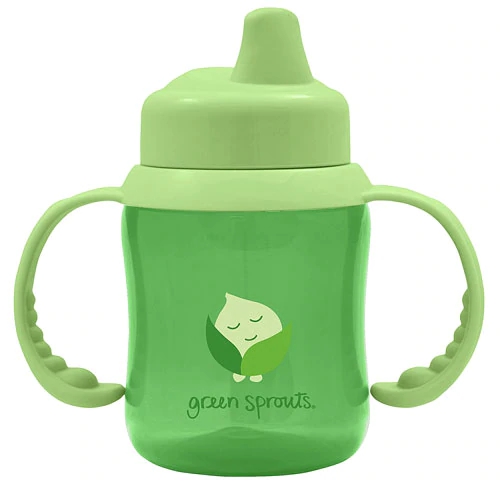 Green Sprouts Non-Spill Sippy Cup Green -- 1 Cup