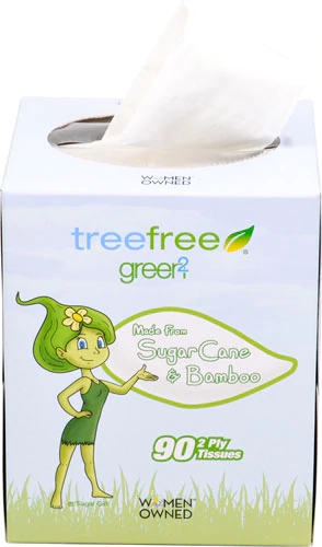 Green2 Facial Tissue 2 Ply -- 1 Box