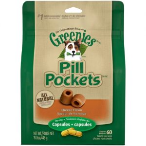 Greenies Pill Pockets Dog Treats Cheese Flavor -- 15.8 oz