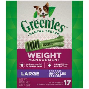 Greenies Weight Management Large Dog Dental Treats 50-100 lbs. -- 27 oz