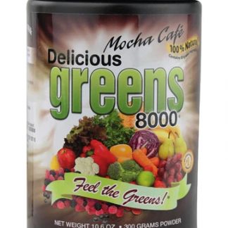 Greens World Inc. Delicious Greens 8000 Mocha Cafe -- 10.6 oz