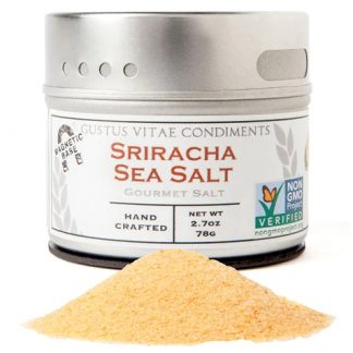 Gustus Vitae Gourmet Salt In Magnetic Tin Sriracha Sea Salt -- 3.1 oz