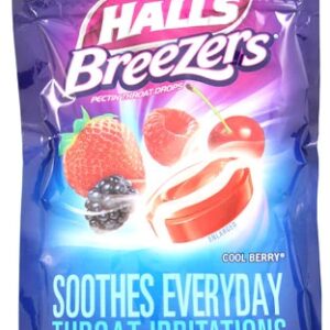 Halls Breezers® Pectin Throat Drops Cool Berry® -- 25 Drops