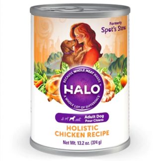 Halo Purely For Pets Halo Holistic Adult Dog Food Chicken Stew -- 13.2 oz Each / Pack of 6