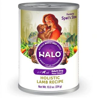 Halo Purely For Pets Halo Holistic Adult Dog Food Lamb Stew -- 13.2 oz Each / Pack of 6
