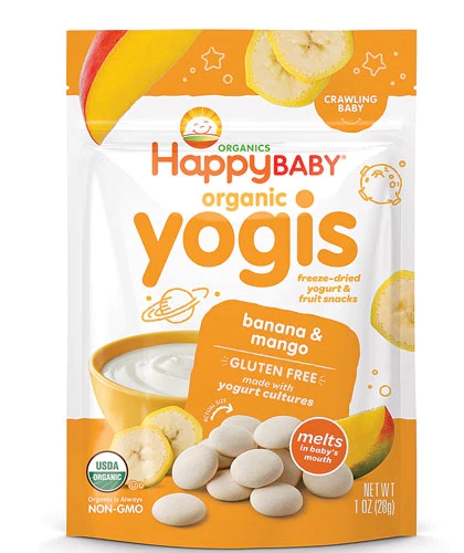 Happy Baby Yummy Yogis Organic Baby Food Banana Mango -- 1 oz