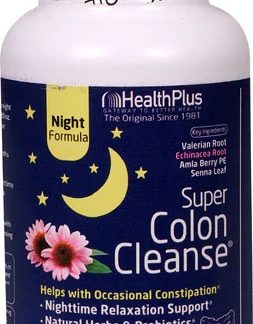 Health Plus Super Colon Cleanse® Night Formula -- 515 mg - 60 Capsules