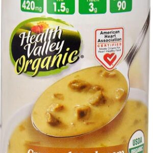Health Valley Organic Soup Cream of Mushroom -- 14.5 fl oz