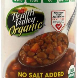 Health Valley Organic Soup No Salt Added Lentil -- 15 fl oz