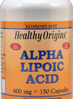 Healthy Origins Alpha Lipoic Acid -- 600 mg - 150 Capsules