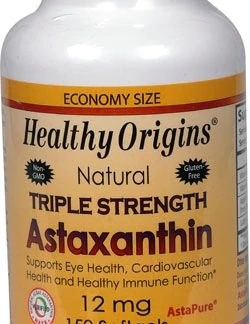 Healthy Origins Astaxanthin Triple Strength -- 12 mg - 150 Softgels