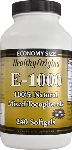Healthy Origins E-1000 -- 1000 IU - 240 Softgels