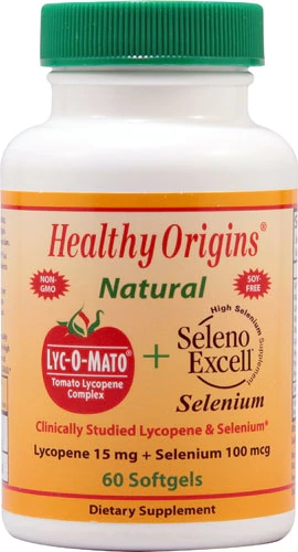 Healthy Origins Lyc-O-Mato® Plus Seleno Excell™ Selenium -- 60 Softgels