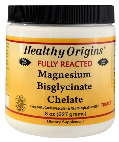 Healthy Origins Magnesium Bisglycinate Chelate -- 8 oz