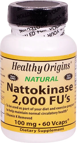 Healthy Origins Nattokinase 2000 FUs -- 100 mg - 60 Vcaps®
