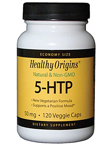 Healthy Origins Natural 5-HTP -- 50 mg - 120 Capsules