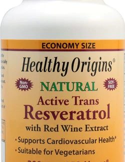Healthy Origins Natural Active Trans Resveratrol -- 300 mg - 150 Vcaps®