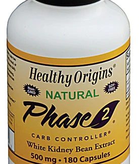 Healthy Origins Natural Phase 2® Carb Controller -- 500 mg - 180 Veggie Caps
