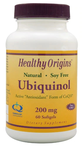 Healthy Origins Ubiquinol -- 200 mg - 60 Softgels