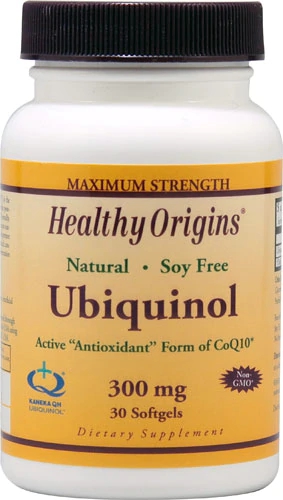 Healthy Origins Ubiquinol -- 300 mg - 30 Softgel
