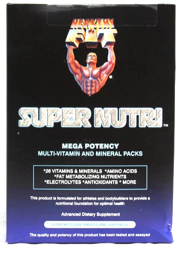 Healthy'N Fit Nutritionals Super Nutri™ Mega Potency Multi-Vitamin and Mineral Packs -- 30 Packets