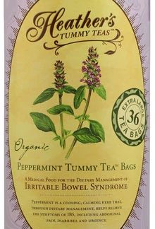Heather's Tummy Care Organic Peppermint Tummy Tea Bags -- 36 Tea Bags