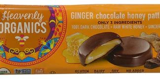 Heavenly Organics Honey Patties™ Gluten Free Chocolate Ginger -- 1.16 oz