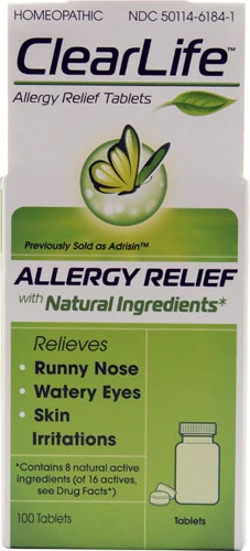 MediNatura ClearLife Homeopathic Allergy Relief -- 60 Tablets