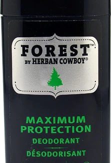Herban Cowboy Maximum Protection Deodorant Forest -- 2.8 oz