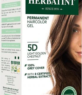 Herbatint Permanent Haircolor Gel 5D Light Golden Chestnut -- 135 mL