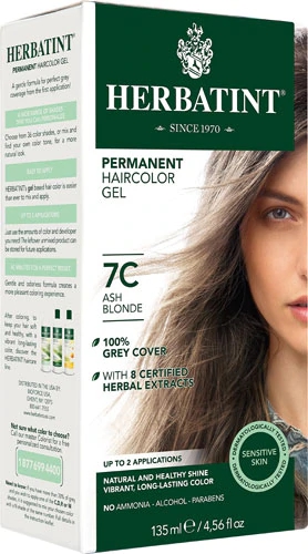 Herbatint Permanent Haircolor Gel 7C Ash Blonde -- 135 mL