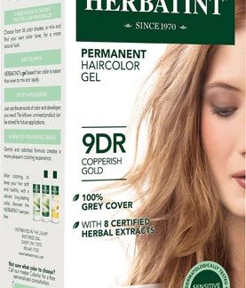 Herbatint Permanent Haircolor Gel 9DR Copperish Gold -- 1 Kit