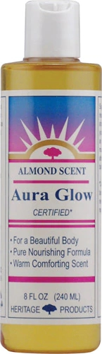 Heritage Products Aura Glow Massage Lotion Almond -- 8 fl oz