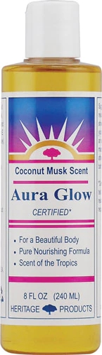 Heritage Products Aura Glow Massage Lotion Coconut -- 8 fl oz