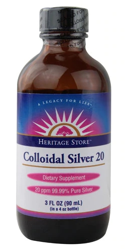 Heritage Products Colloidal Silver 20 -- 3 fl oz