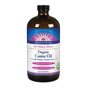 Heritage Products Organic Castor Oil -- 32 fl oz