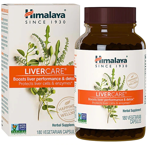 Himalaya LiverCare® Herbal Supplement -- 180 Vegetarian Capsules